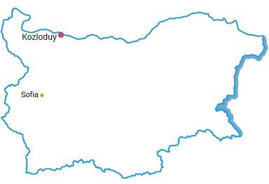 Nuclear Power Plant in Bulgaria Map